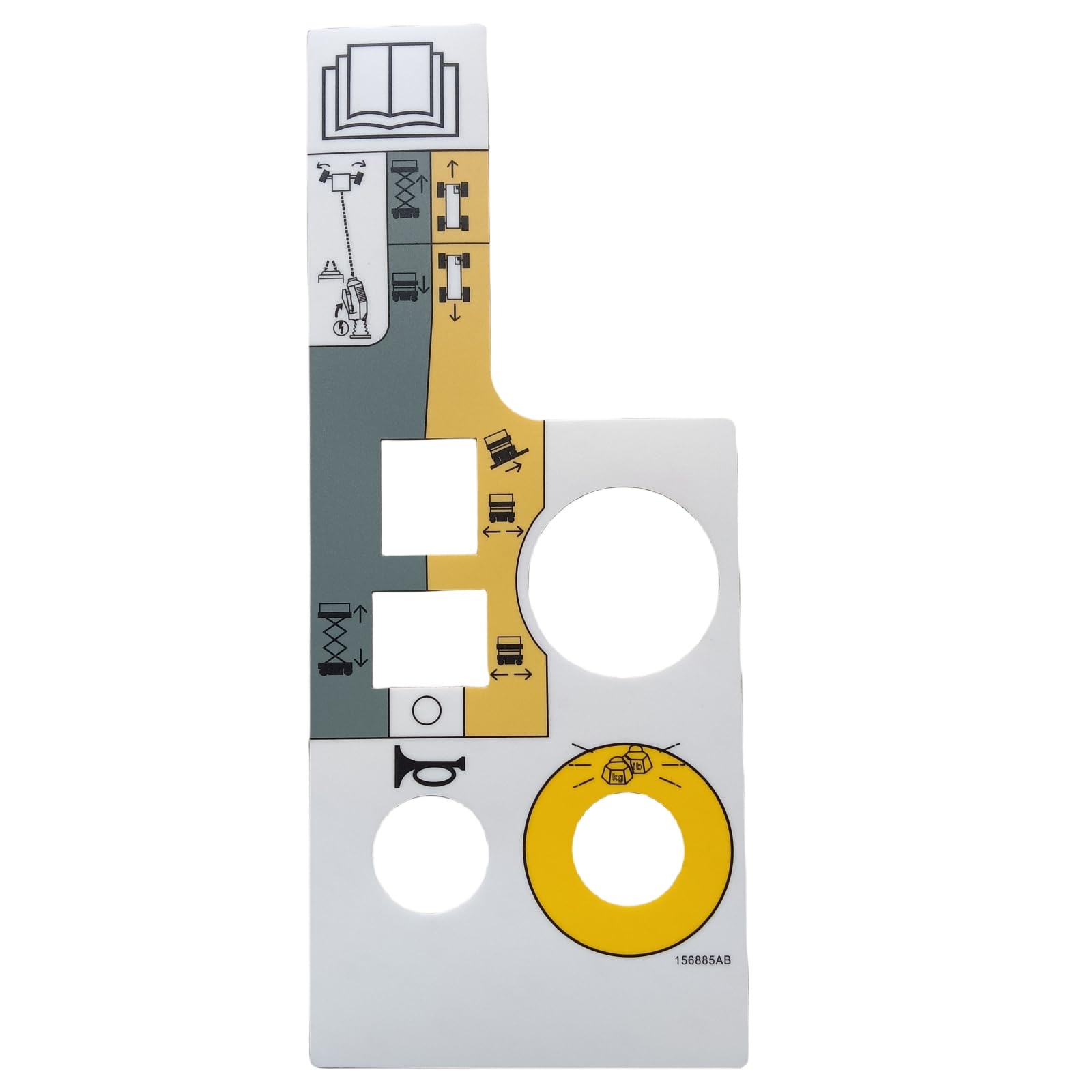 Amazon.com: Hanfork Skyjack Control Box Decal 156885 156885SJ